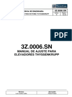 398782439 Edoc Site 3z0006sn 01 Manual de Ajuste Thyssenkrupp Elevador PDF
