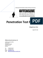 Penetration Test Report: Megacorp One