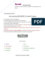 GM OBD - OBD2 Codes