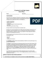 Y12 Genre Documentary Rubric