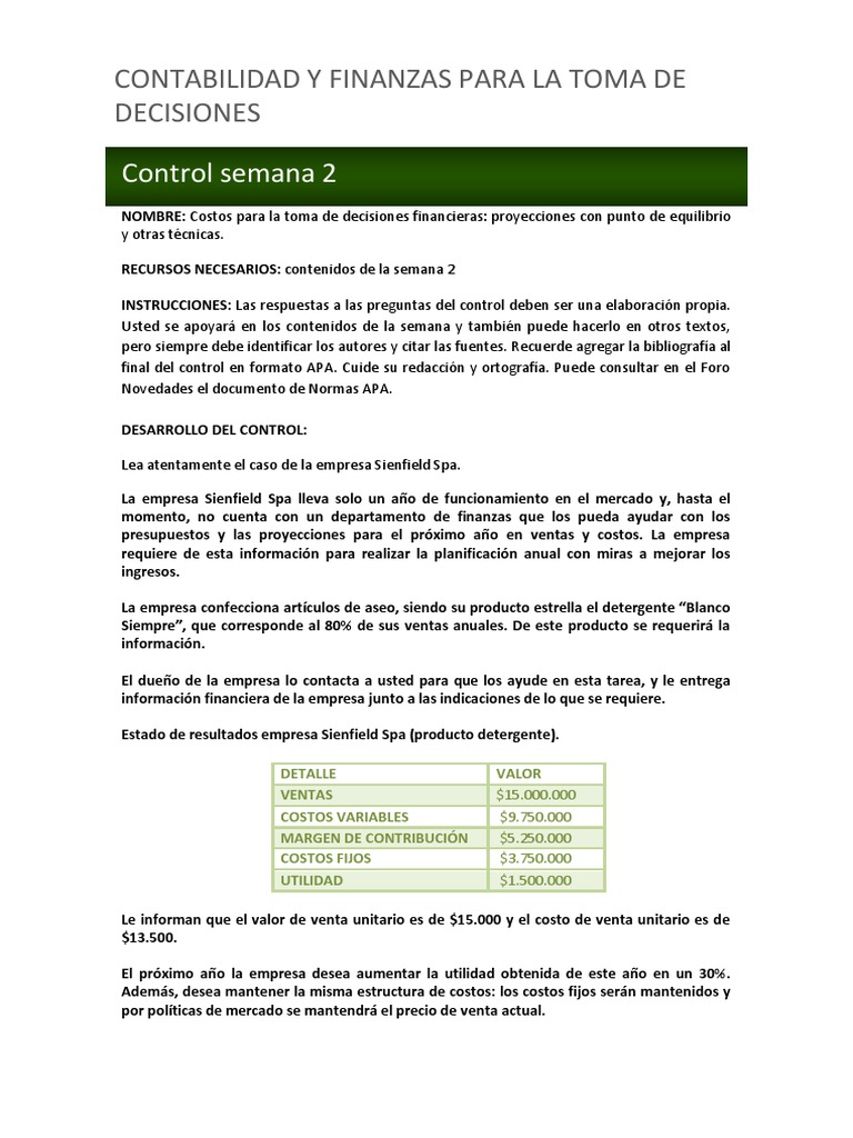 02 - Contabilidad y Finanzas para La Toma de Decisiones | PDF ...