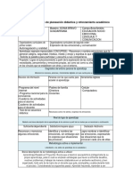 Formato Flexible de Planeación Didáctica y Reforzamiento Académico