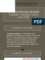 Unit 1-Lesson 4 - Market Need Analysis