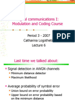 Digital Communications I: Modulation and Coding Course