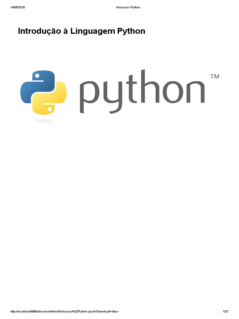 Introdução à programação Python: história, instalação e tipos básicos ...