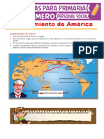 El Poblamiento de América para Pimer Grado de Primaria