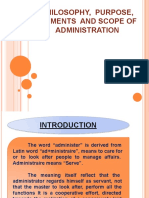 01 Introduction of Administration