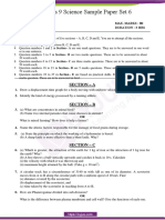 CBSE Class 9 Science Sample Paper