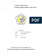 Shilfi Natama Aliyah Pane - 1a-D3 - Laporan Praktikum Penyiapan Obat Ampul Dan Vial