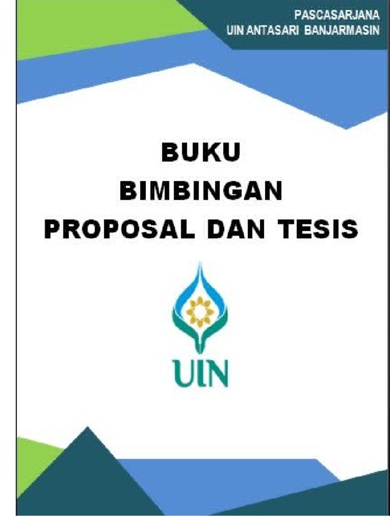 Buku Bimbingan Proposal Dan Tesis | PDF