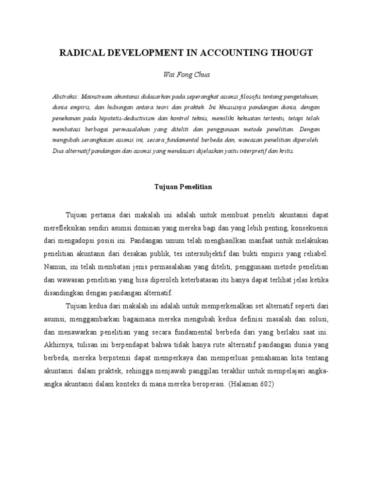 Review Jurnal Way Fong Chua | PDF