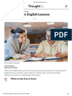 Essential Basic English Lessons