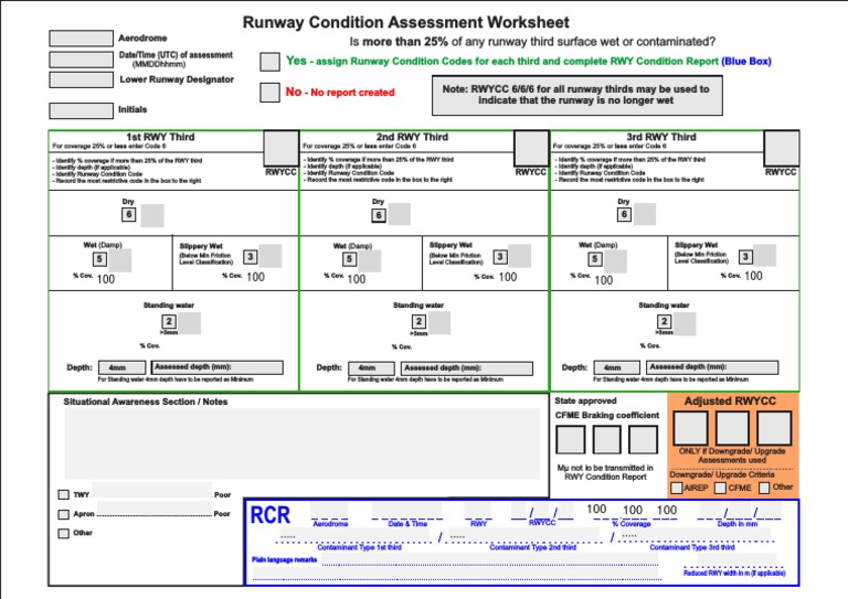 Runway Condition Assessment Guide | PDF | Civil Engineering ...