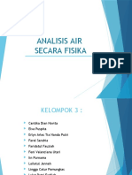 K.3 Analisis Air Secara Fisika