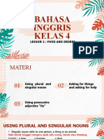 Lesson 2 Plural and Singular