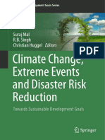 Climate Change, Extreme Events and Disaster Risk Reduction - Towards Sustainable Development Goals