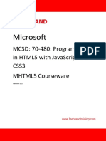 Mcsd Web Applications Html5 Courseware