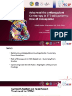 Advanced The Anticoagulant Co-Therapy in STE-ACS Patients Role of Enoxaparine REVISI