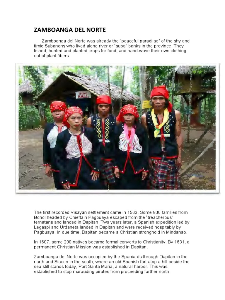 Zamboanga Del Norte | PDF | Politics | Travel