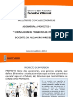 Proyectos - I Pre Grado - 2021-1