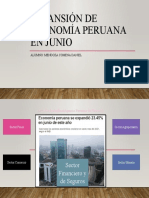 Expansión de Economía Peruana en Junio
