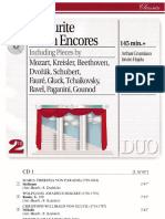 Libro Del CD Violin Encores