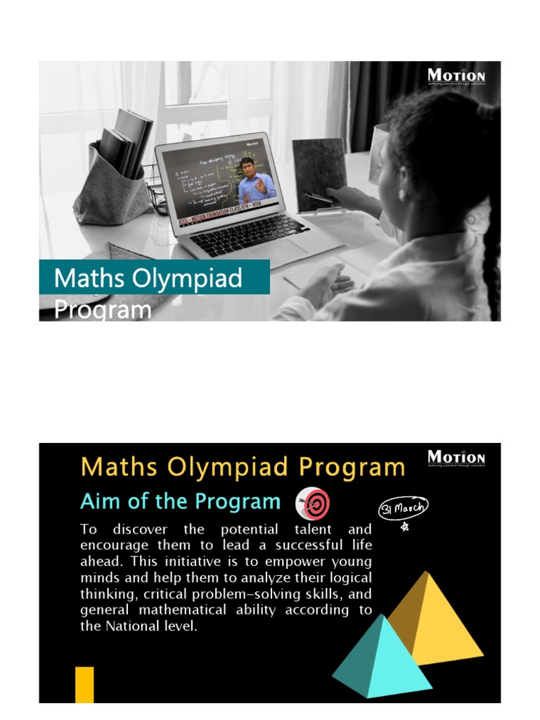 Maths Olympiad Program Overview | PDF | Numbers | Inequality (Mathematics)