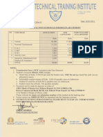 Rvtti Fee Structure