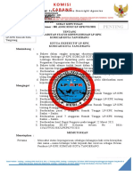 Surat Pemberitahuan Pencabutan Keanggotaan Mohamad Tamrin