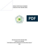 Pedoman Penulisan Skripsi Teknik Sipil UMSB Revisi 2019