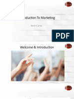 Introduction To Marketing: Boot-Camp