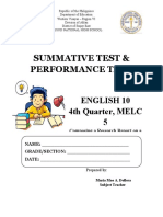 SUMMATIVE ASSESSMENT Q4 Week 5