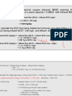 Calculate The Biochemical Oxygen Treatment Plant Each Day of A Plant Capacity 320 MG/L Oxygen Demand (BOD) Entering The Capacity 3.2MLD With Influent BOD