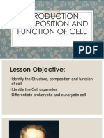 Composition and Function of Cell