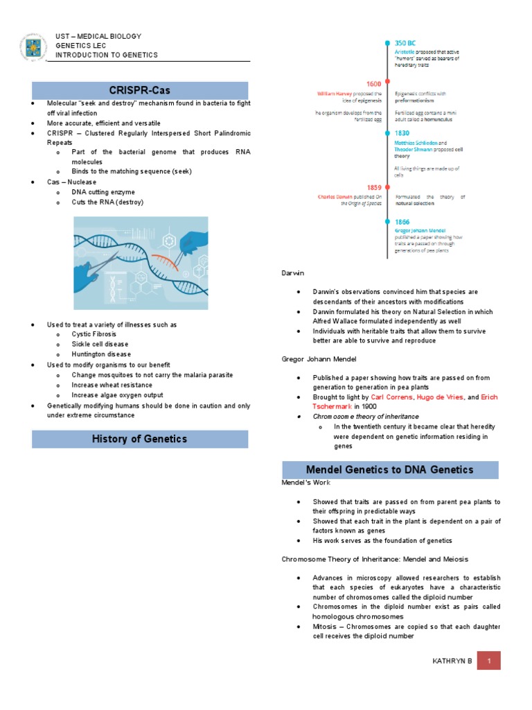 CH1 The Science of Genetics | PDF | Genetics | Gene