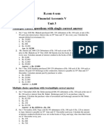 Investment MCQ