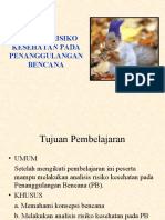 Dr. Oxy Tjahjo Wahjuni, SP - EM. - Analisis Risiko Kesehatan Pada Penanggulangan Bencana