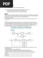 Theory:: Experiment No: - 12 TITLE: Design Controller Using Pole Placement Method