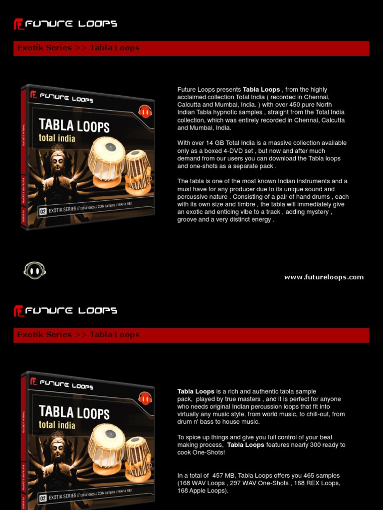 Exotik Series Tabla Loops | PDF