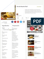 Receta de Pan de Muerto Fácil - PDF 4877