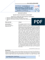 Quality of Life of The Peptic Ulcer Patient