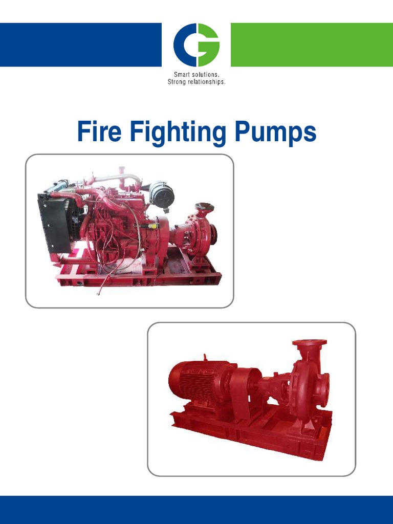 End Suction Fire Fighting Pumps Overview | PDF | Pump | Bearing ...