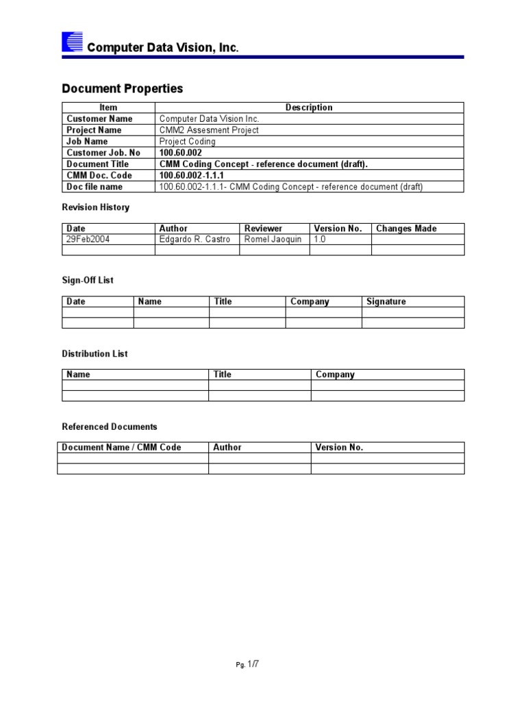 100 (1) .60.002-1.1.1 - CMM Coding Concept - Reference Document | PDF ...