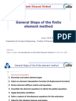 General Steps of The Finite Element Method