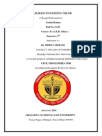 Raja RAM VS Naveen Chand: Roll No: 2145 Course: B.A.LL.B. (Hons.) Semester: 5