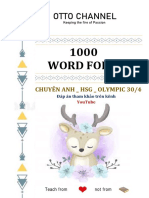 1000 Câu Word Form (Chuyên Anh - HSG - Olympic 30.4)