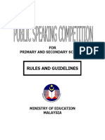 Rules and Guidelines: FOR Primary and Secondary Schools