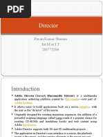 Director: Pavan Kumar Sharma Int.M.sc I.T 200772206