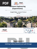 Software Engineering (Experiments) : Krupali J Rana, Assistant Professor