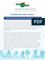 Fluoride and Public Health: The Irish Expert Body On Fluorides and Health